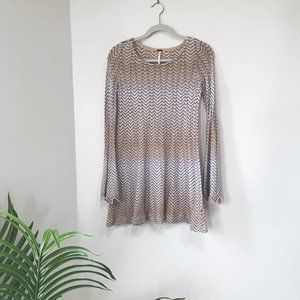 Free People Flared Long Sleeve Dress